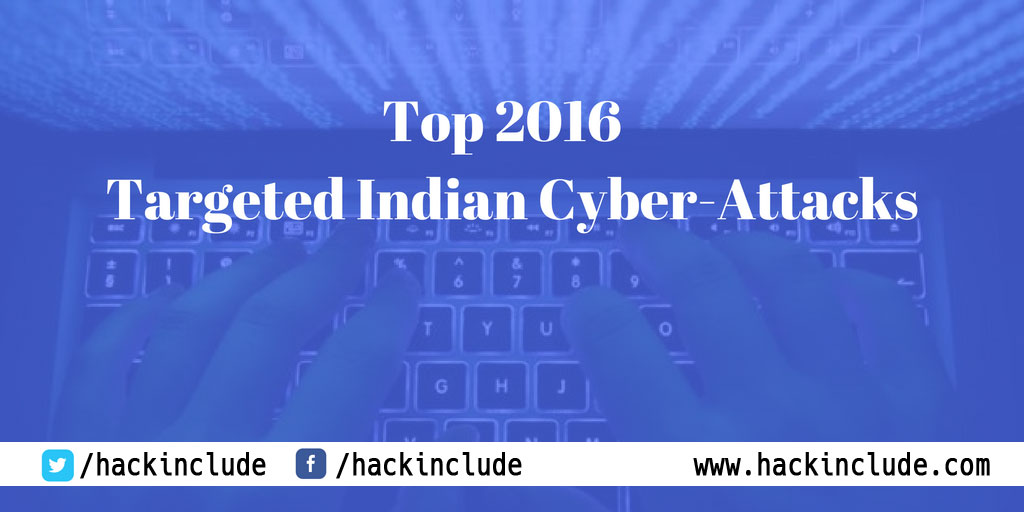 Targeted Indian Cyber Attacks